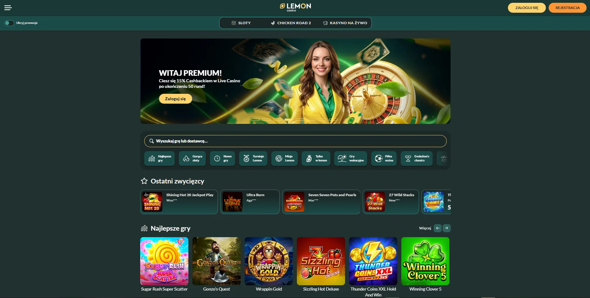 Lemoncasino charakterystyka serwisu i zasady działania